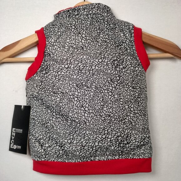 Vintage 1990s ENYCE Puffer Vest Baby Size 18 M Retro Full Zip Jacket Streetwear - Picture 4 of 16